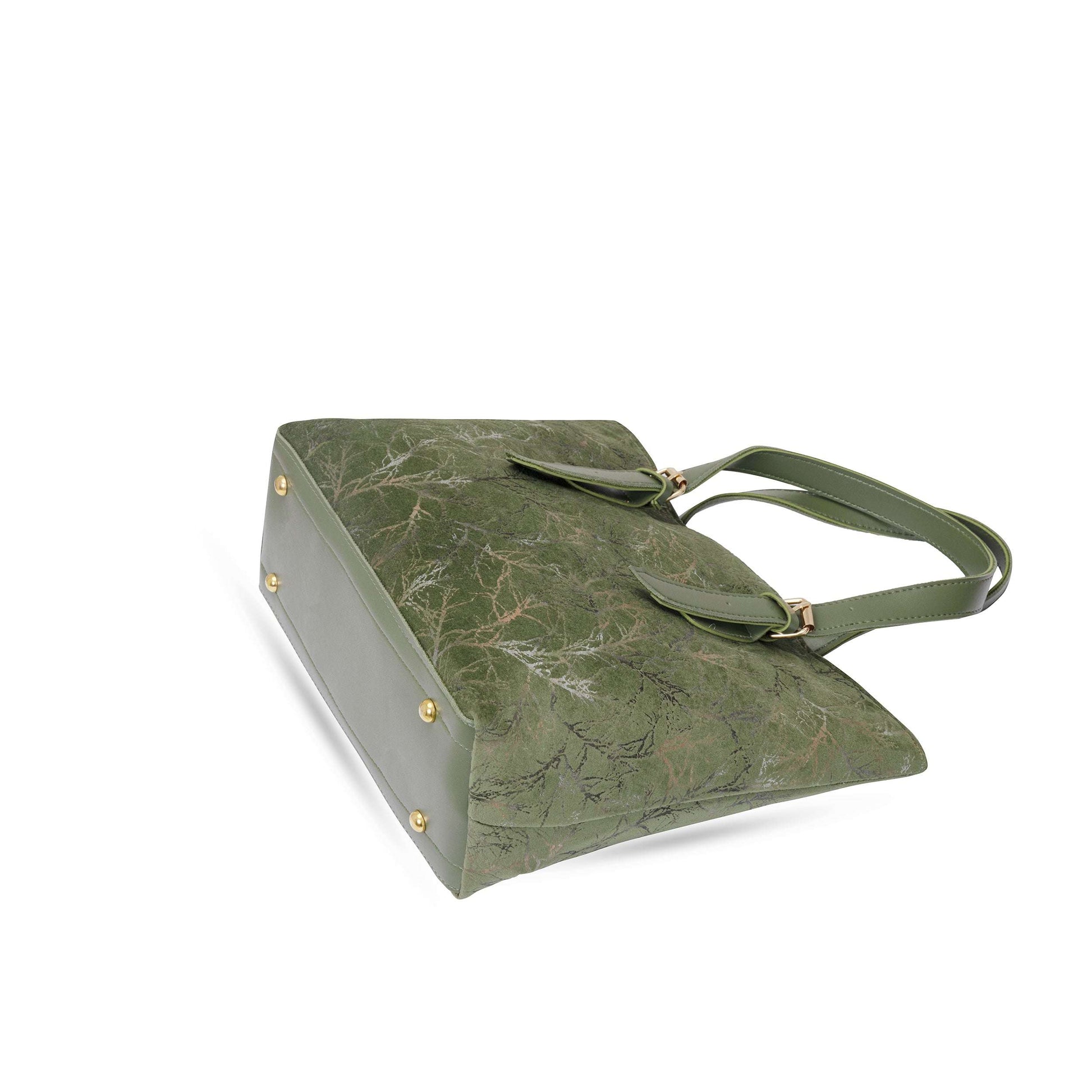 Forest Green Velvet Bag