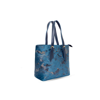 Midnight Blue Velvet Bag