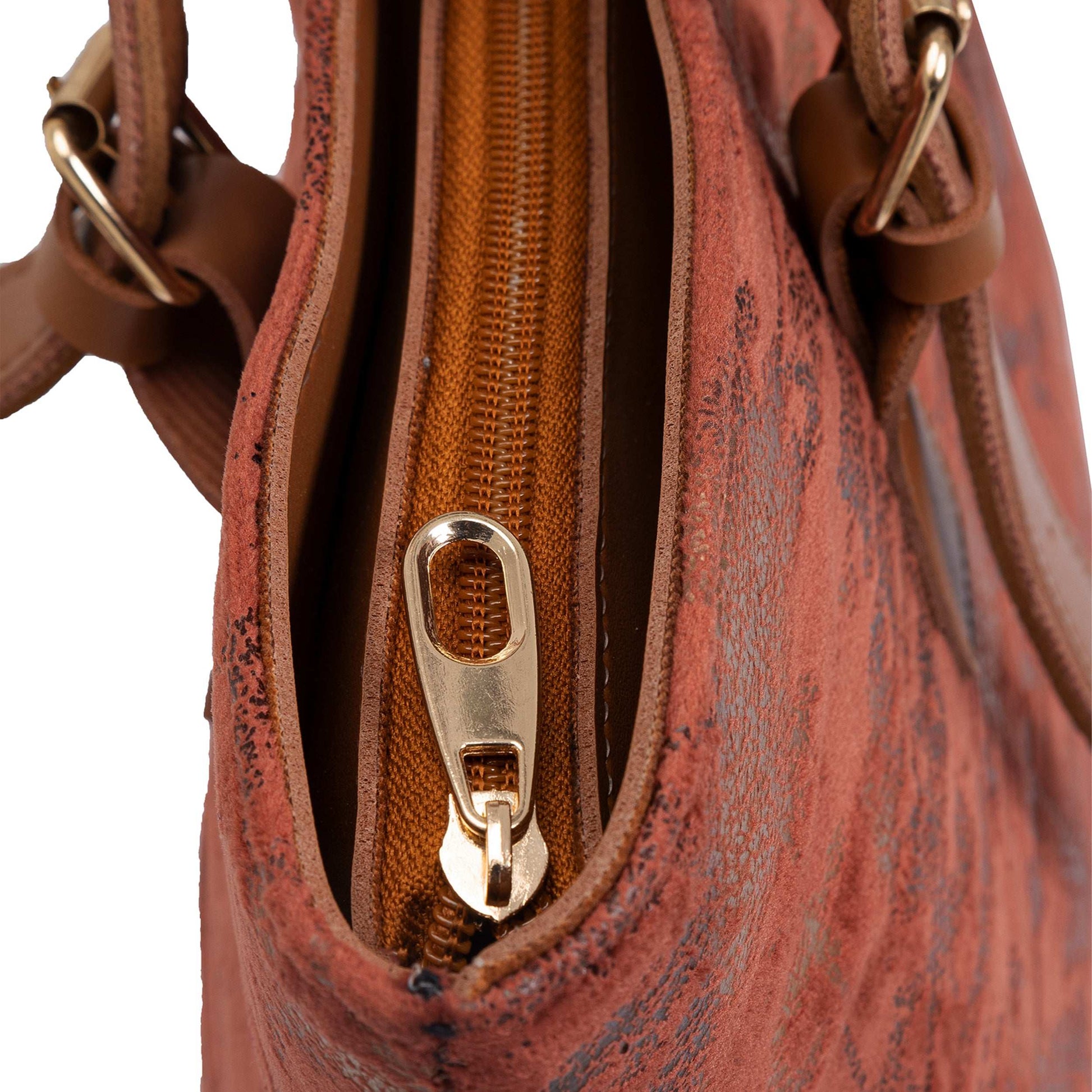 Brown Velvet Bag