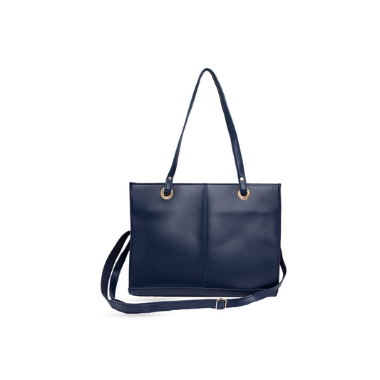 Vouge Tote Bag - Blue