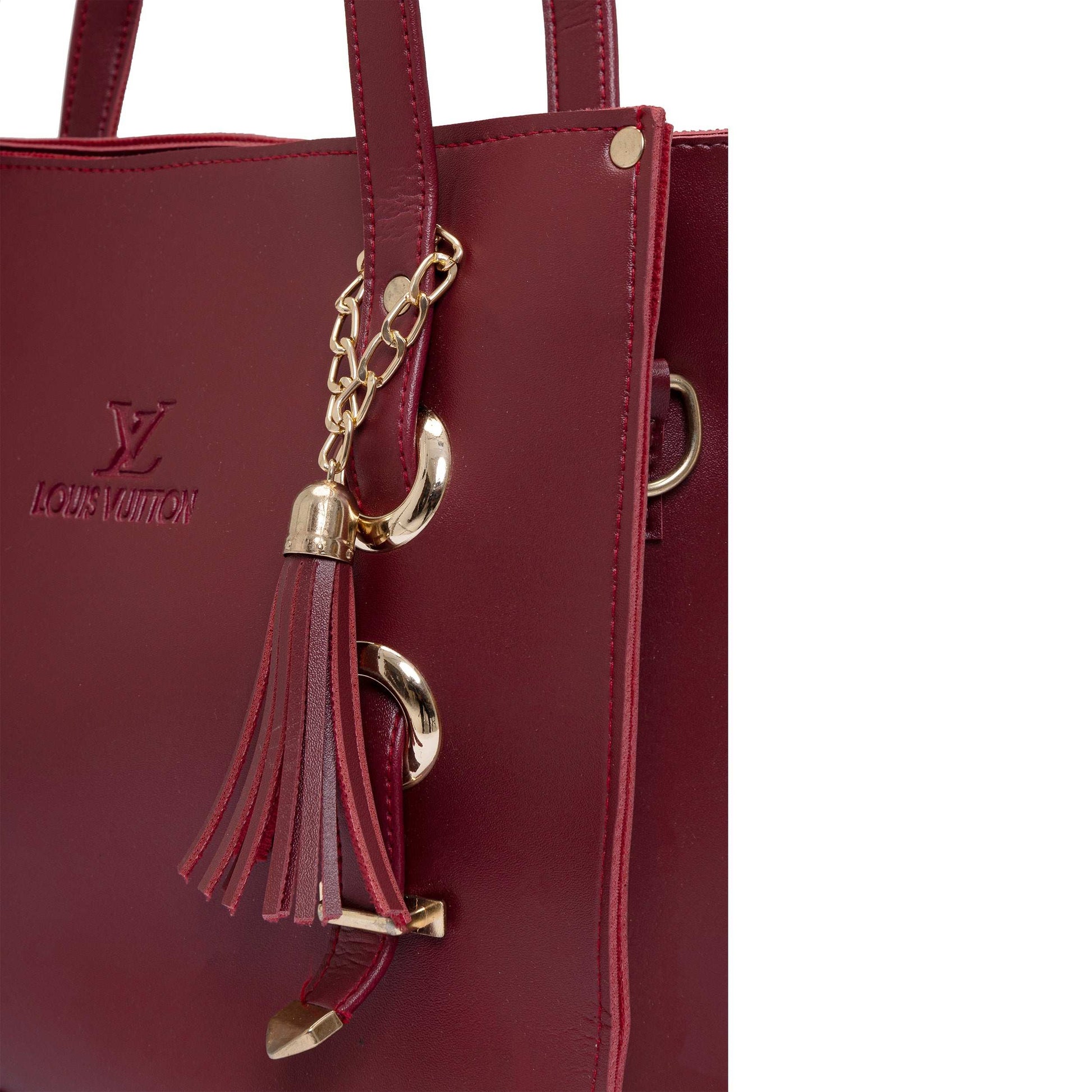 Butik Tote Bag - Burgundy