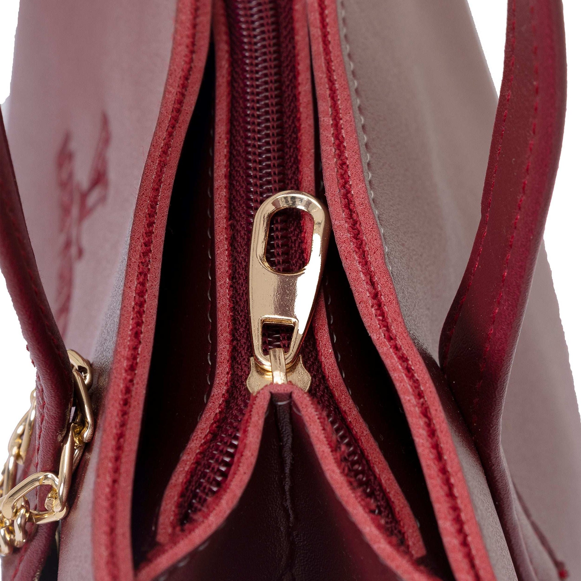 Butik Tote Bag - Burgundy
