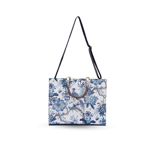 Blue Vintage Tote Bag