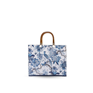 Blue Vintage Tote Bag