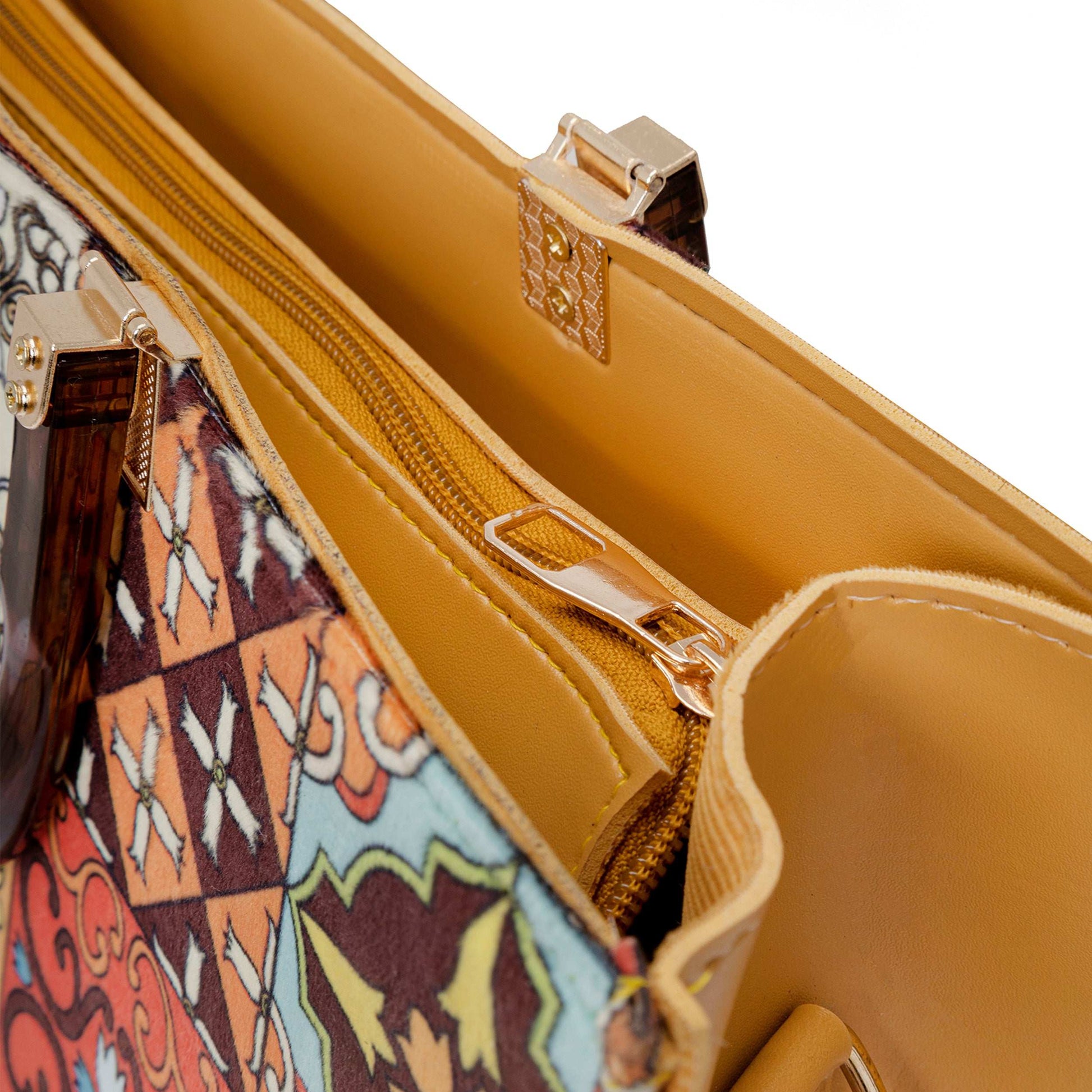 Camel Vintage Tote Bag